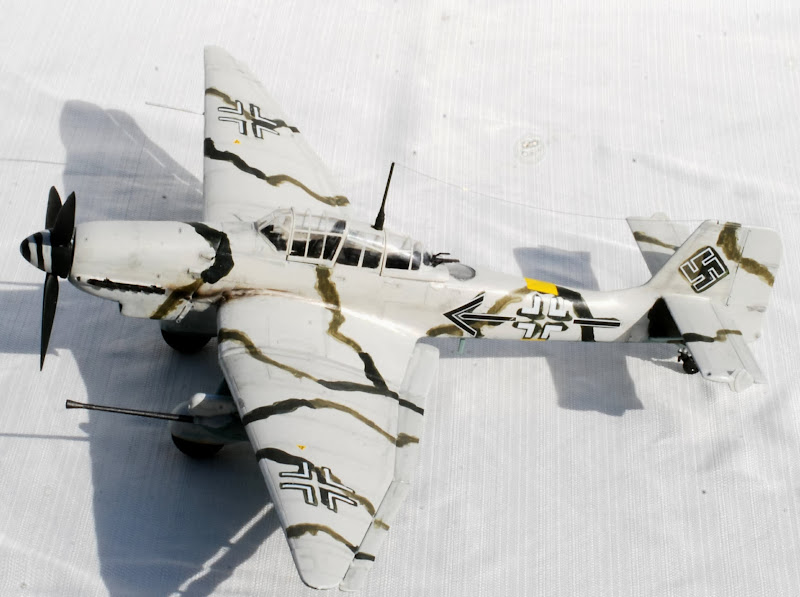 ハセガワ1/32 Ju87Gカノーネンフォーゲル ルーデル中佐 1/32